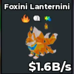 Foxini Lanternini 1b6 s (Секретный персонаж) — Roblox, лот №228527