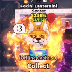 Foxini Lanternini 2.5B S (RED Balloon + 4 Traits) #E6LK2T (… — Roblox, лот №228539