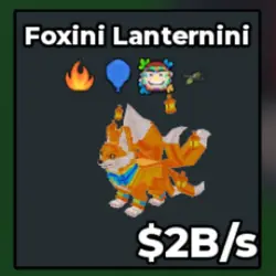 Foxini Lanternini 2B s (Секретный персонаж) — Roblox, лот №228550