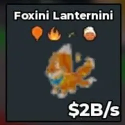 Foxini Lanternini 2B s Orange Balloon and Granny Trait zida… — Roblox, лот №228555