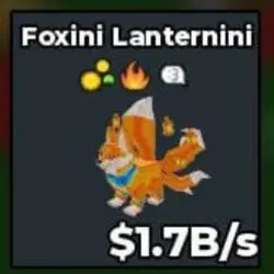 Foxini lanternini 3 Trait ( Coin Trait ) 1.7B S xln (Секрет… — Roblox, лот №228562