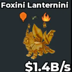 Foxini Lanternini 3 Trait 1.4B S Super Rare Trait Balloon (… — Roblox, лот №228517