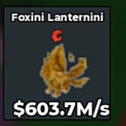 Foxini Lanternini Gold 603.7M s (Секретный персонаж) — Roblox, лот №228568