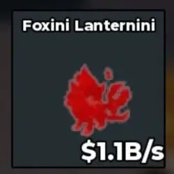 Foxini Lanternini Rainbow 1.1B s (Секретный персонаж) — Roblox, лот №228575