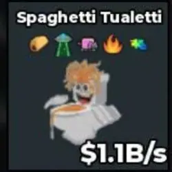 FR153# Spaghetti Tualetti 1.1B s (Секретный персонаж) — Roblox, лот №228582