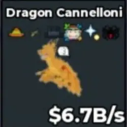 FR213# Dragon Cannelloni 6.7B s Clean (Секретный персонаж) — Roblox, лот №228585