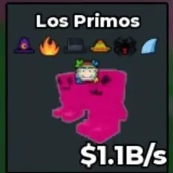 FR226# Rainbow Los Primos 1.1B s Witch Hat Rare Traits (Сек… — Roblox, лот №228590