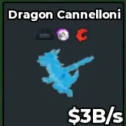 FR237# Diamond Dragon Cannelloni 3B s (Секретный персонаж) — Roblox, лот №228530