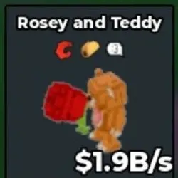 FR256# Rosey and Teddy 1.9B s (Секретный персонаж) — Roblox, лот №228547