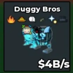FR261# Cyber Duggy Bros 4B s Clean (Секретный персонаж) — Roblox, лот №228551