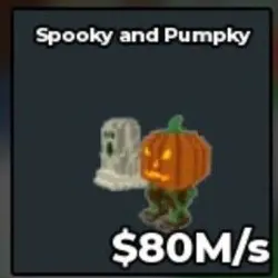 FR262# Spooky and Pumpky 80M s (Секретный персонаж) — Roblox, лот №228552