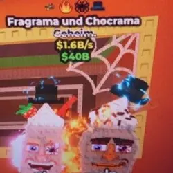 Fragrama and Chocrama 1,6B S (Секретный персонаж) — Roblox, лот №228654