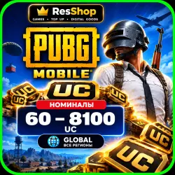 PUBG Mobile UC 60–15400 — пополнение по ID | GLOBAL | Авто …, лот №249909