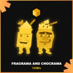 Fragrama and Chocrama 125M s Gold (Секретный персонаж) — Roblox, лот №228607