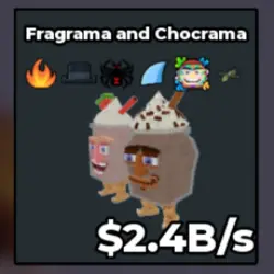 Fragrama and Chocrama 2.4B s (Секретный персонаж) — Roblox, лот №228659