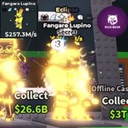 Frangaro Lupino With 6TRAITS 257M s (Секретный персонаж) — Roblox, лот №228685