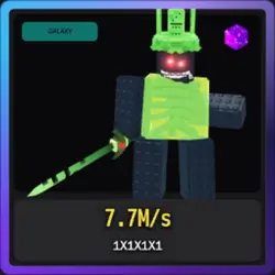 Galaxy 1x1x1x1 7.7M s (Секретный персонаж) — Roblox, лот №228715