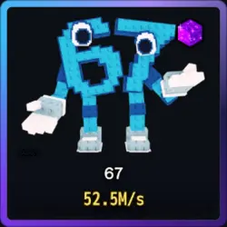 Galaxy 67 52.5M s (Секретный персонаж) — Roblox, лот №228719