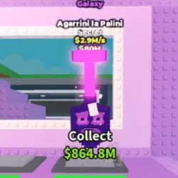Galaxy Agarrini La Palini 2.9 M s (Секретный персонаж) — Roblox, лот №228724