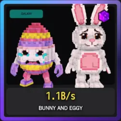 Galaxy Bunny and Eggy 1.1B s (Секретный персонаж) — Roblox, лот №228804