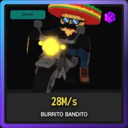 Galaxy Burrito Bandito 28M s (Секретный персонаж) — Roblox, лот №228811