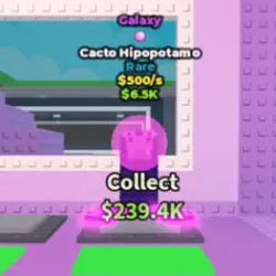 Galaxy Cacto Hipopotamo (1 TRAIT) (Редкий персонаж) — Roblox, лот №228812