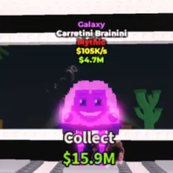 Galaxy Carrotini Brainini 105 K s (Мифический персонаж) — Roblox, лот №228828