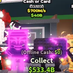 Galaxy Cash or Card 700m (Секретный персонаж) — Roblox, лот №228833