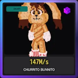 Galaxy Churrito Bunnito 147M s (Секретный персонаж) — Roblox, лот №228861