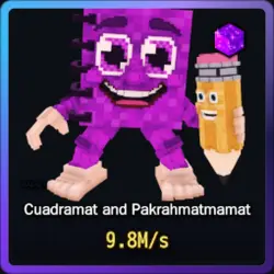 Galaxy Cuadramat and Pakrahmatmamat 9.8M s (Секретный персо… — Roblox, лот №228870