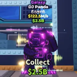 Galaxy DJ Panda $122.5M s Secret (Секретный персонаж) — Roblox, лот №228872