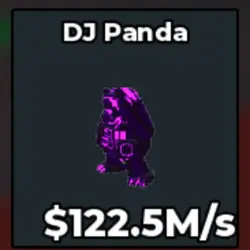 Galaxy DJ Panda 122.5 M s (Секретный персонаж) — Roblox, лот №228873