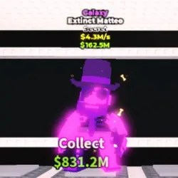 Galaxy Extinct Matteo 4.3 M s (Секретный персонаж) — Roblox, лот №228901