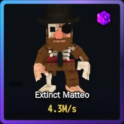 Galaxy Extinct Matteo 4.3M s (Секретный персонаж) — Roblox, лот №228902