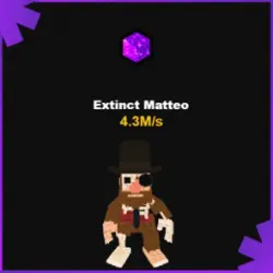 Galaxy Extinct Matteo 4.3M s #187 (Секретный персонаж) — Roblox, лот №228903