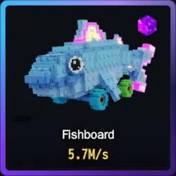 Galaxy Fishboard 5.7M s (Секретный персонаж) — Roblox, лот №228906