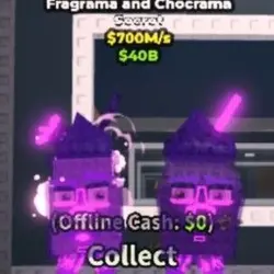Galaxy Fragrama and Chocrama - 700m s (Секретный персонаж) — Roblox, лот №228911