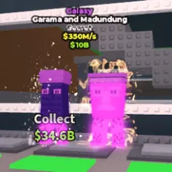 Galaxy Garama and Madundung 350 - 850M s (Секретный персона… — Roblox, лот №228919