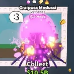 Galaxy Graipuss Medussi 22M (Секретный персонаж) — Roblox, лот №228938
