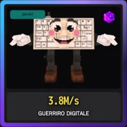 Galaxy Guerriro Digitale 3.8M s (Секретный персонаж) — Roblox, лот №228944