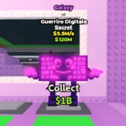 Galaxy Guerriro Digitale 5.5 M s (1 TRAIT) (Секретный персо… — Roblox, лот №228945
