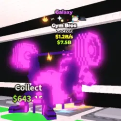 Galaxy Gym Bros 1.2 B s (Секретный персонаж) — Roblox, лот №228946
