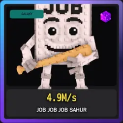 Galaxy Job Job Job Sahur 4.9M s (Секретный персонаж) — Roblox, лот №228955