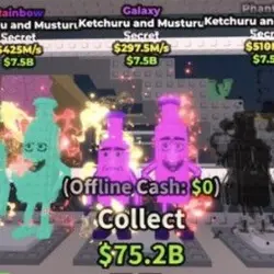 GALAXY Ketchuru and Musturu 297.5M s Secret (Секретный перс… — Roblox, лот №228965