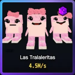 Galaxy Las Tralaleritas 4.5M s (Секретный персонаж) — Roblox, лот №229017
