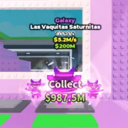 Galaxy Las Vaquitas Saturnitas 5.2 M s (Секретный персонаж) — Roblox, лот №229020
