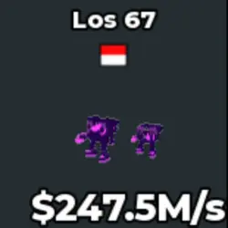 Galaxy Los 67 .5 M s (INDONESIA TRAIT) (Секретный персонаж) — Roblox, лот №229034