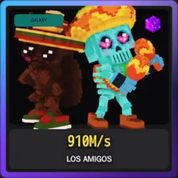 Galaxy Los Amigos 910M s (Секретный персонаж) — Roblox, лот №229041