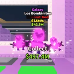 Galaxy Los Bombinitos 1.5 M s (Brainrot God персонаж) — Roblox, лот №229042