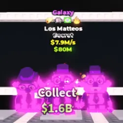 Galaxy Los Matteos 7.9 M s (Секретный персонаж) — Roblox, лот №229076